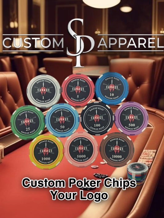 Custom poker chips