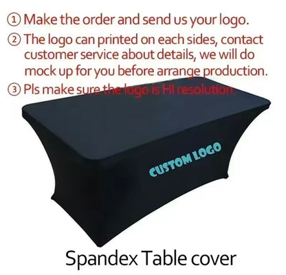 Spandex Table Cover Stretch (Custom Logo)