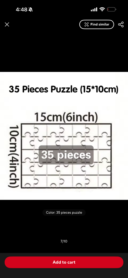 Jigsaw puzzle (custom design)