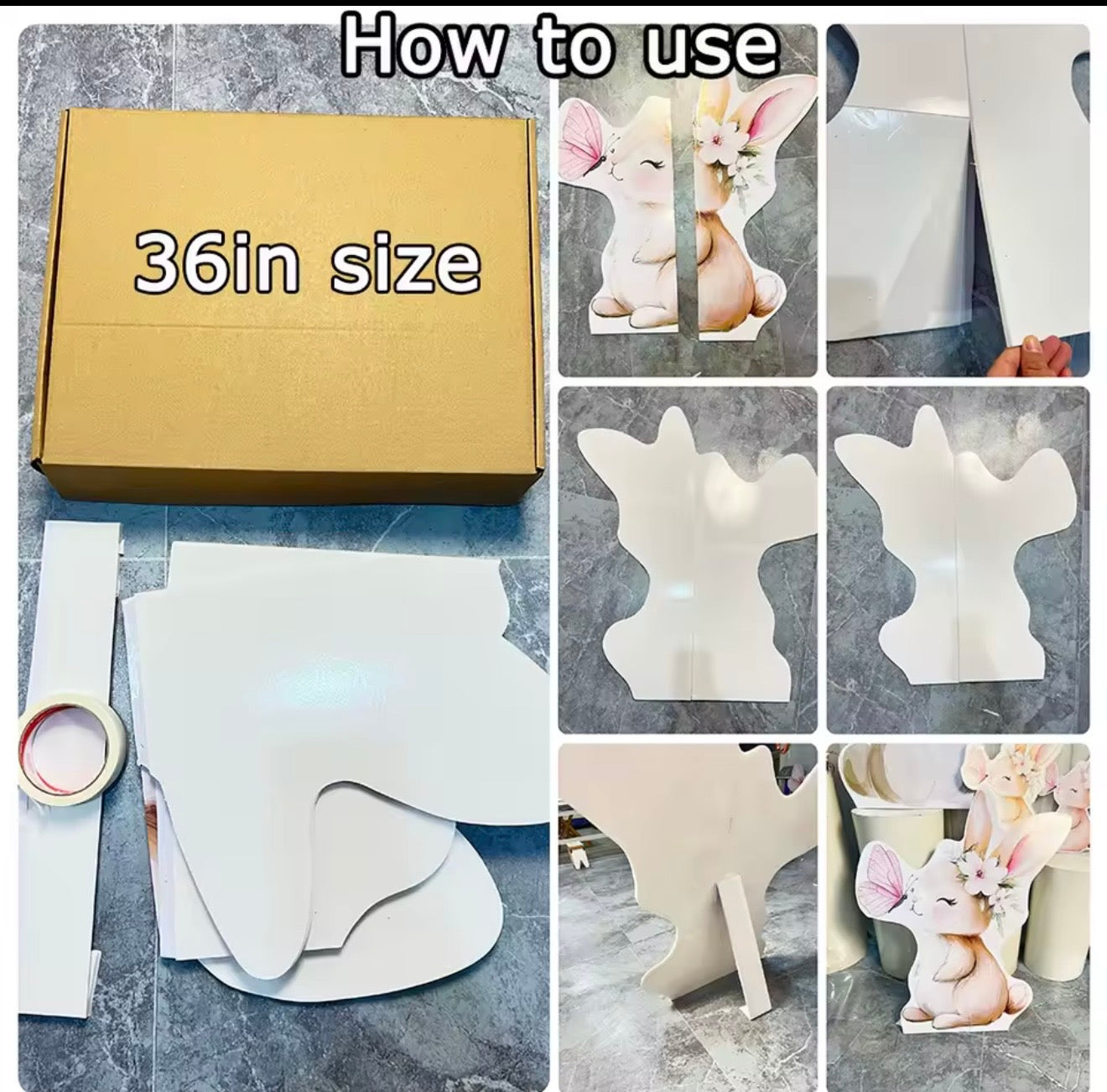 Cutouts Characters (Custom Image) Backdrop Background