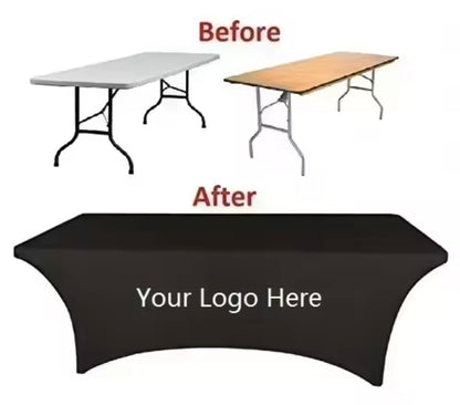 Spandex Table Cover Stretch (Custom Logo)