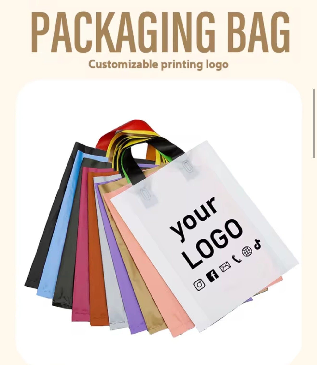 PACKAGING BAG
Customizable printing logo
