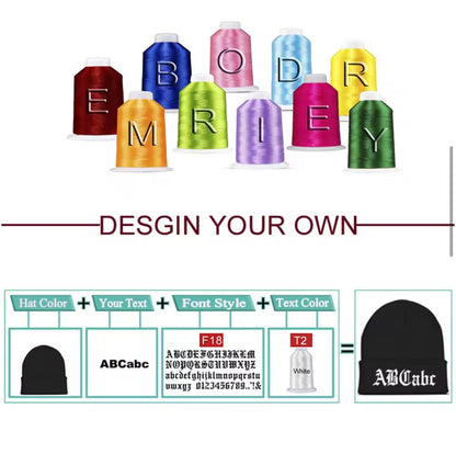 Beanie Embroidery (custom logo)