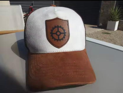 Leather Label (Custom Logo )Trucker Hat