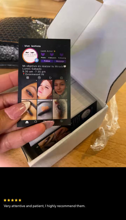 Instagram salon business Card Personalized