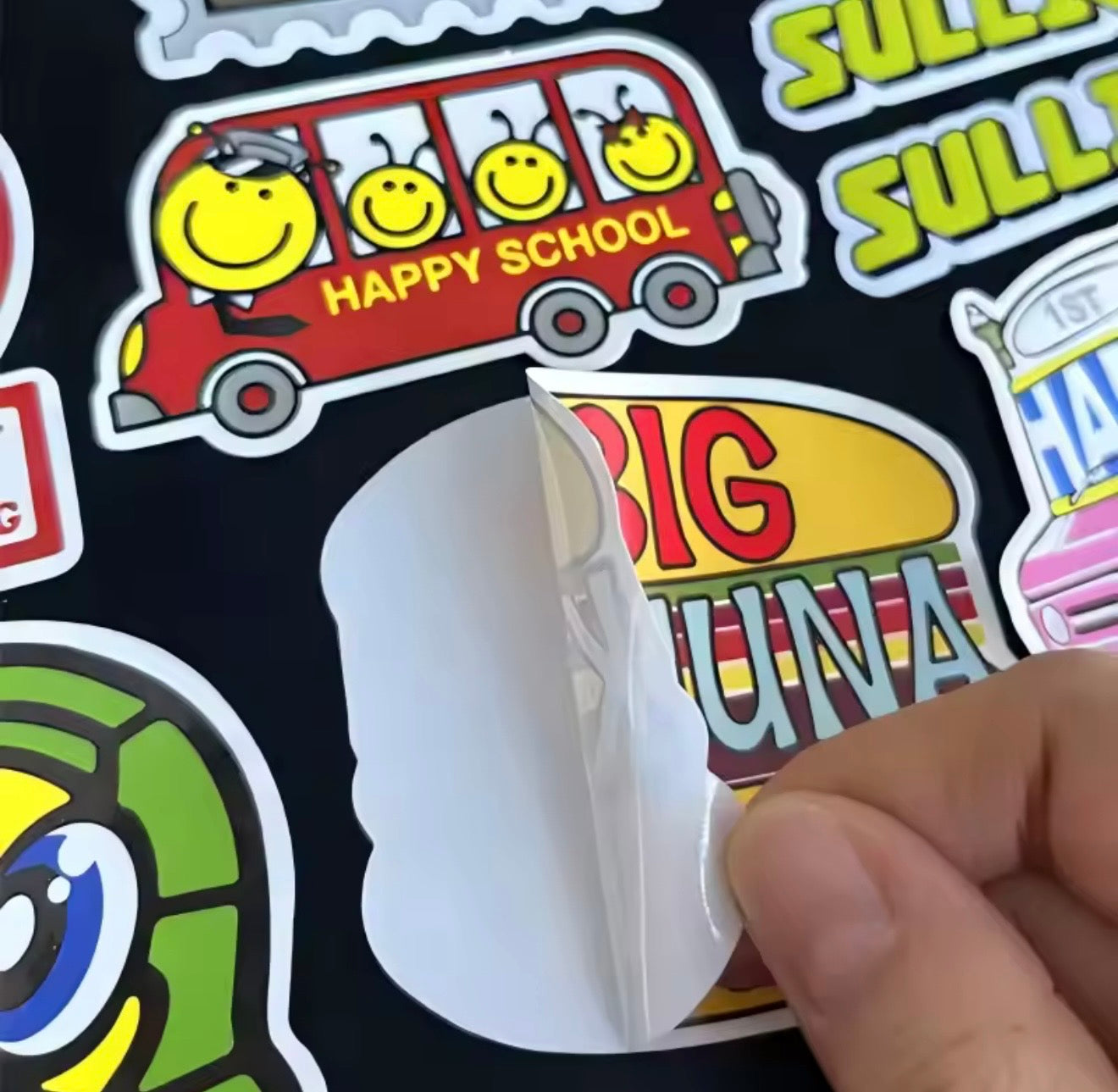 Die Cut Logo Design Stickers 100 count
