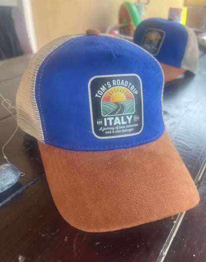 Leather Label (Custom Logo )Trucker Hat
