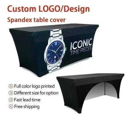 Spandex Table Cover Stretch (Custom Logo)